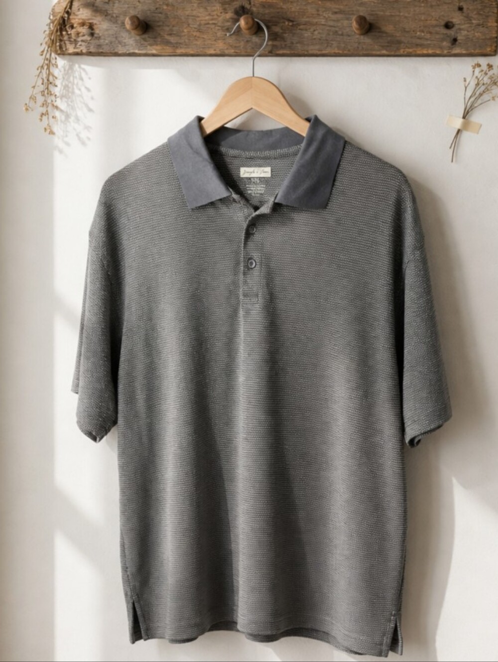Joseph & Feiss Men's Size XXL, 3 Button Polo Shirt